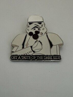 2008 Disney Pin Star Wars Get A Taste Of The Dark Side Stormtrooper Mickey Treat